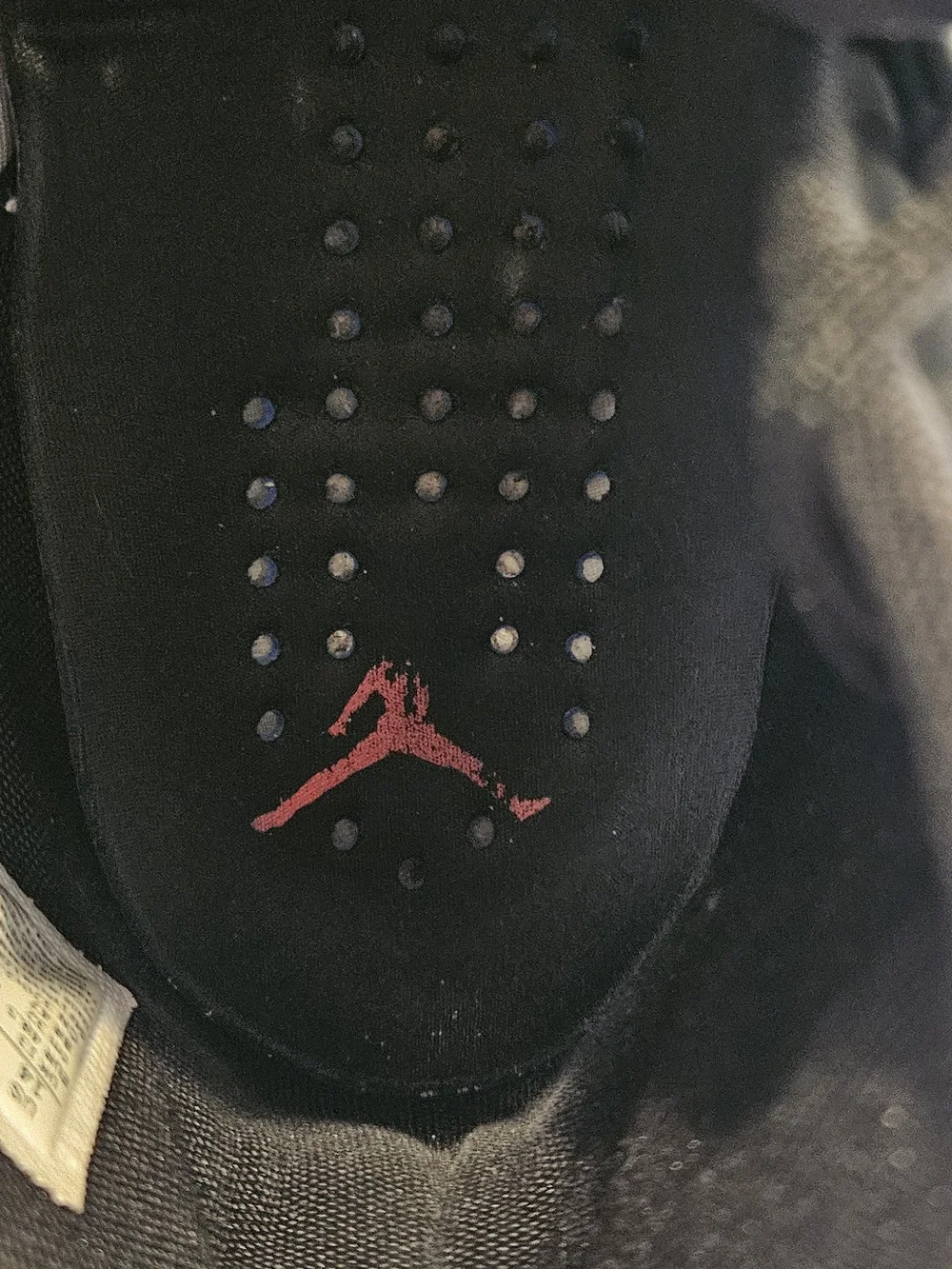 Air Jordan Men's Black & Red Graphic Basketball Shoes Size 14